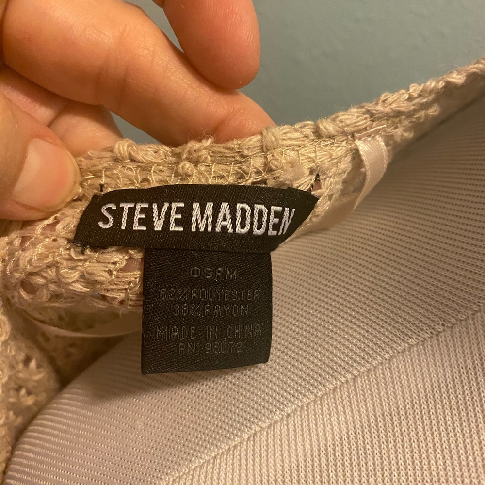 Tan cover up OSFM. Steve Madden . $12 used - Picture 4 of 4